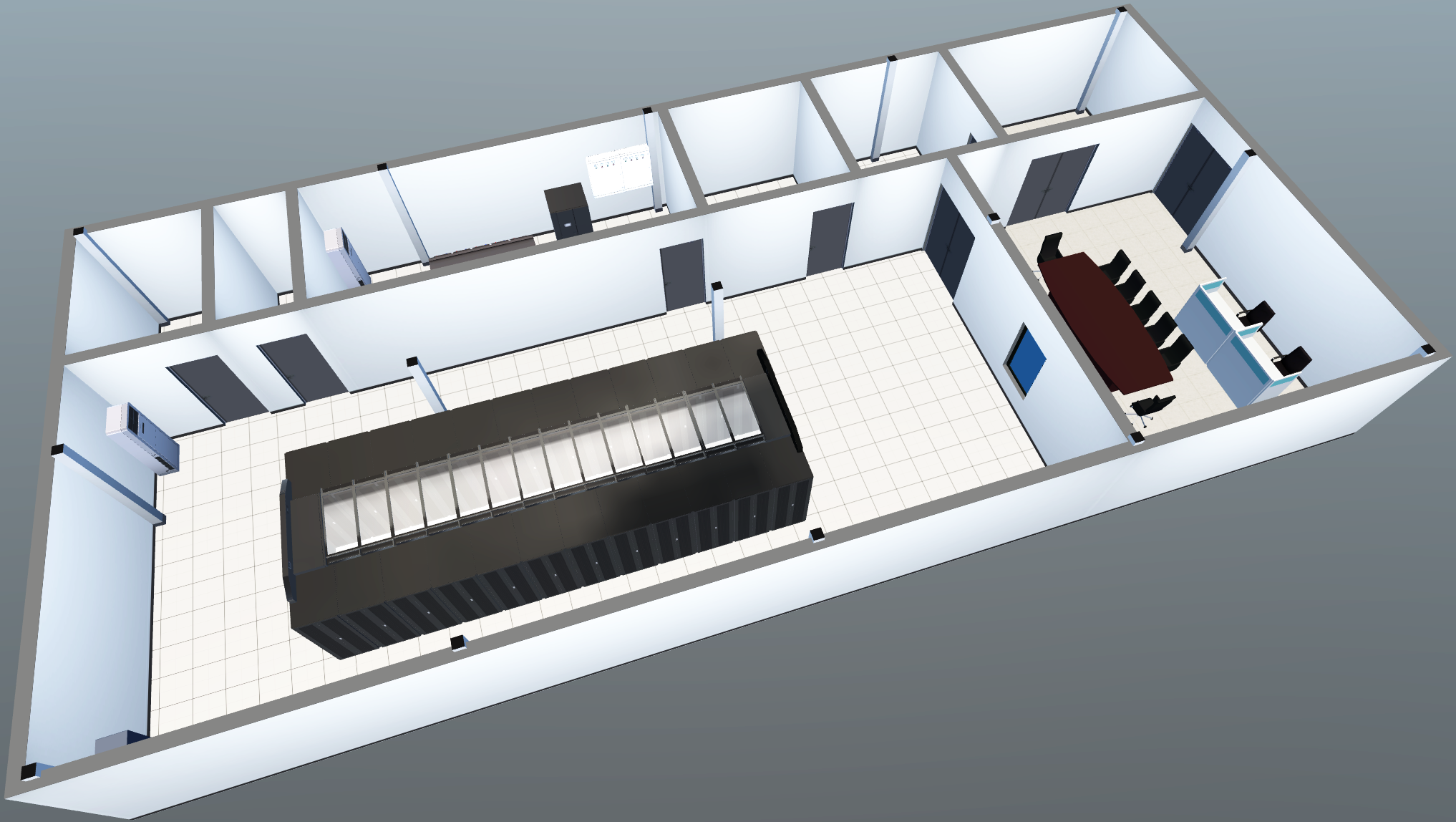 機(jī)房動(dòng)力環(huán)境監(jiān)控系統(tǒng)效果圖